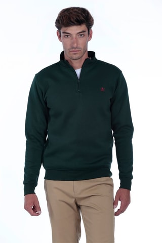 2 sweats - Verde e azul-acinzentado