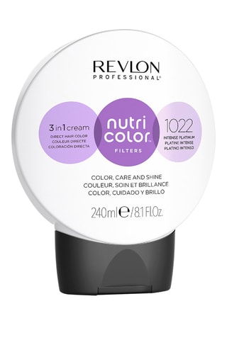 Tinta permanente Nutricolor - N.1022 platina intenso - 240 ml