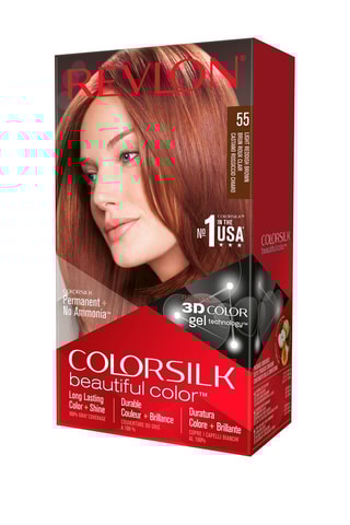 Tinta permanente Colorsilk Beautiful Color™ - Castanho ruivo claro - 1 utilização