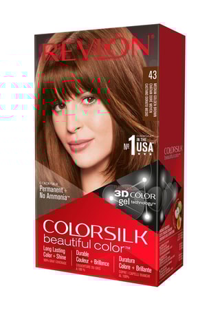 Tinta permanente Colorsilk - Castanho dourado médio - 130 ml