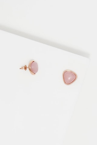 Oorbellen Rozenkwarts