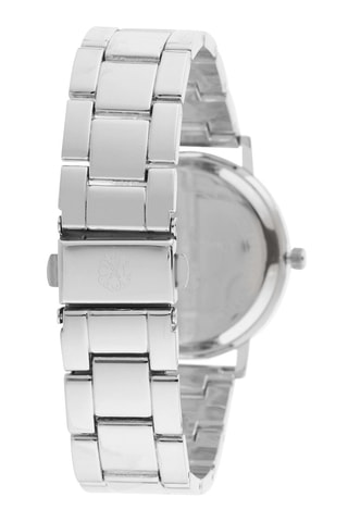 Legering Quartz Horloge Zilverkleurig en Zwart