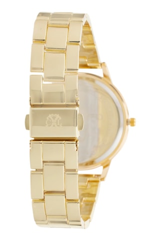 Legering Quartz Horloge Goudkleurig en Zwart