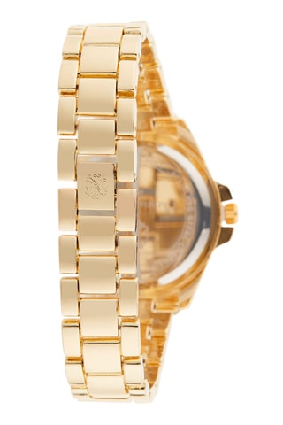 Legering Quartz Horloge Goudkleurig en Zwart