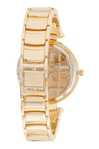 Legering Quartz Horloge Goudkleurig en Donkergroen