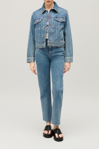 Casaco de ganga - Azul