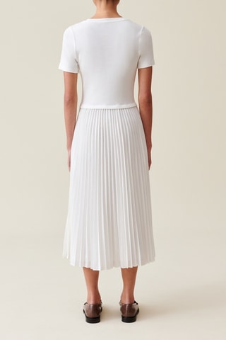 Vestido efeito ilusório -  Cru