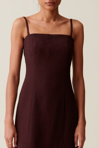 Vestido-caicai - Castanho