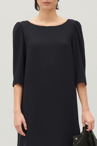 Vestido direito - Preto