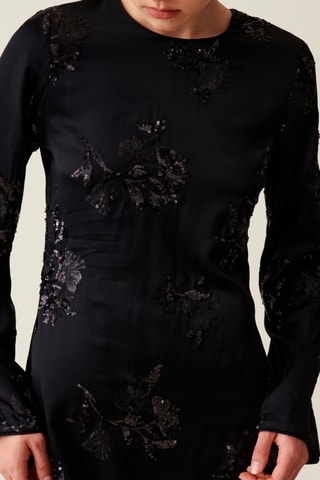 Vestido direito - Preto