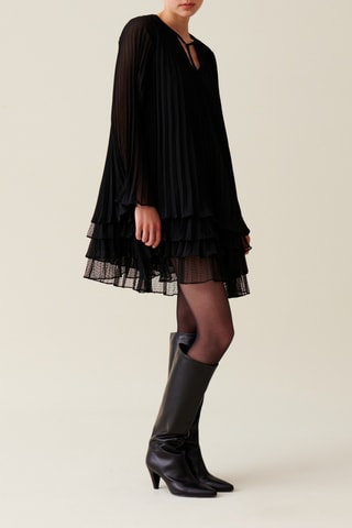 Vestido trapézio - Preto