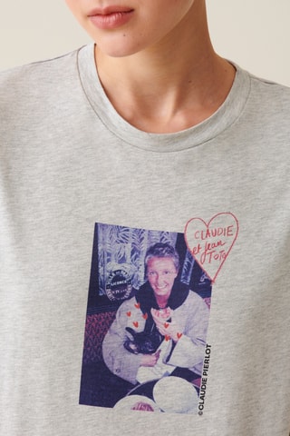 T-shirt - Cinzento mesclado