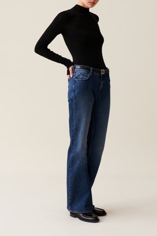 Camisola de lã - Preto