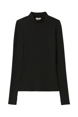 Camisola de lã - Preto