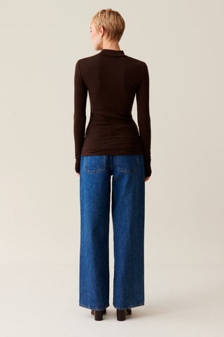 Camisola de lã - Castanho