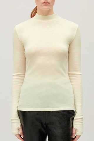 Camisola de lã - Cru