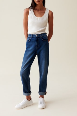 Camisola de alças - Cru