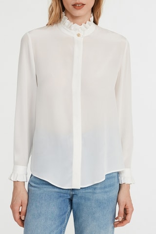 Camisa em seda - Branco