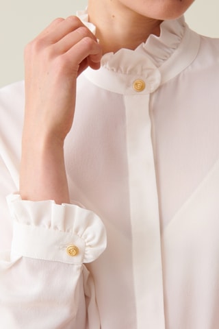 Camisa em seda - Branco