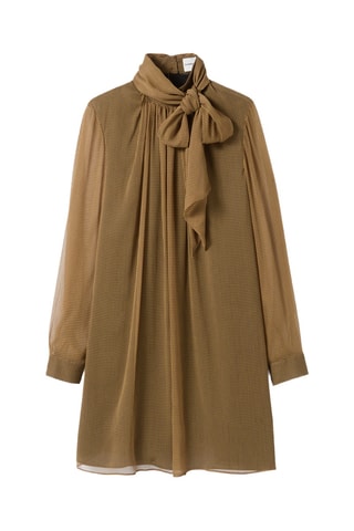 Vestido trapézio - Amarelo