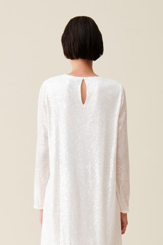 Vestido direito - Cru