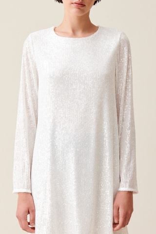 Vestido direito - Cru