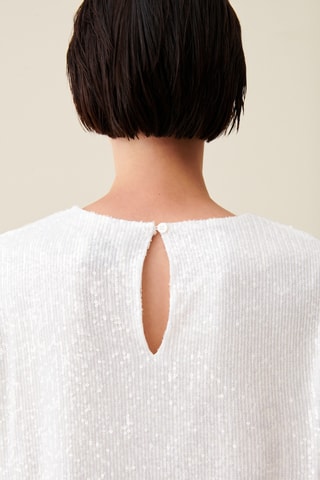 Vestido direito - Cru