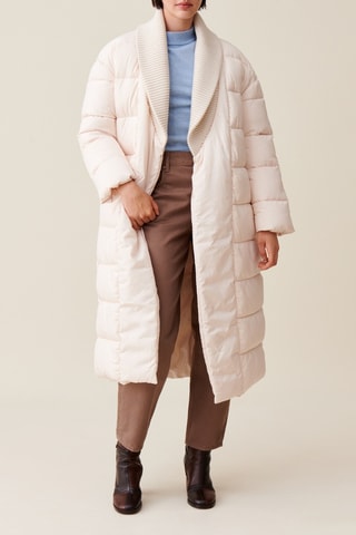 Blusão comprido - Rosa-claro