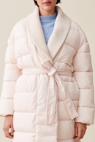 Blusão comprido - Rosa-claro