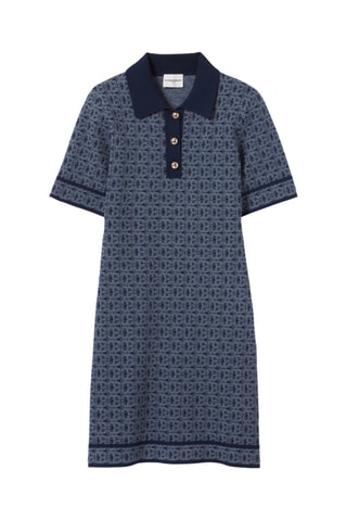 Vestido-polo - Azul-marinho