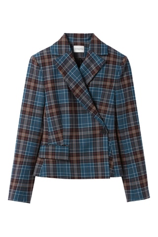 Casaco de lã - Azul-pato