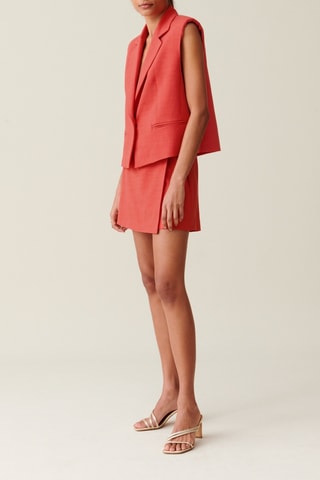 Colete - Vermelho-tijolo