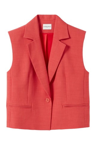 Colete - Vermelho-tijolo