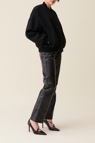 Casaco em tweed - Preto