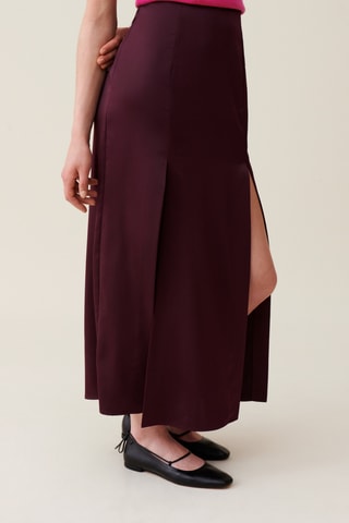 Saia direita - Bordô