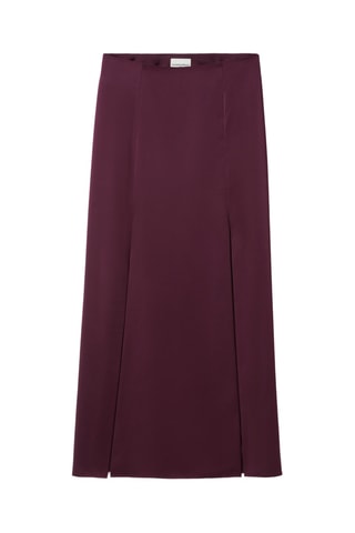 Saia direita - Bordô