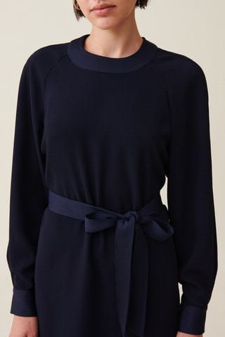 Vestido-camisola - Azul-marinho