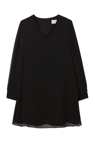 Vestido direito - Preto