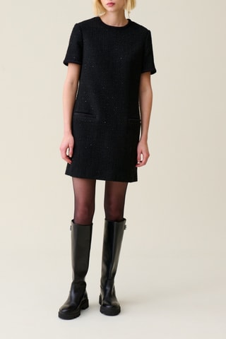 Vestido direito - Preto