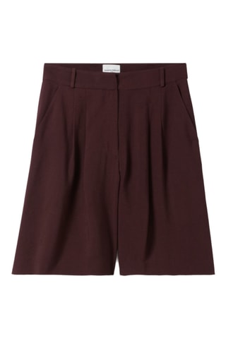 Calções - Castanho-escuro