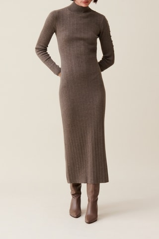 Vestido-camisola em lã - Toupeira