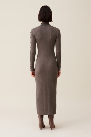 Vestido-camisola em lã - Toupeira