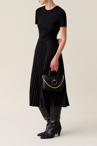 Vestido efeito ilusório - Preto