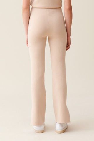Calças - Bege-claro 