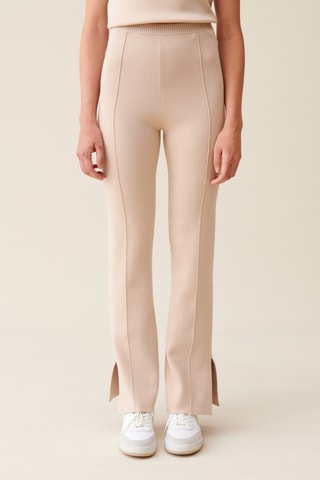 Calças - Bege-claro 