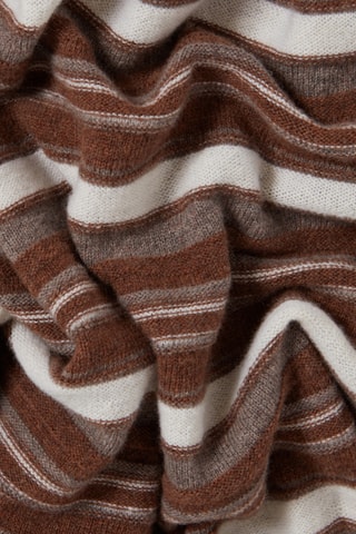 Vestido-camisola em lã - Castanho