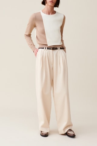 Camisola de lã - Bege