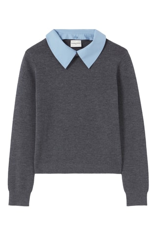 Camisola de lã - Cinzento mesclado