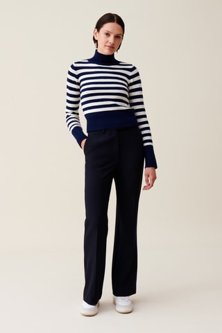 Camisola de lã - Azul-marinho