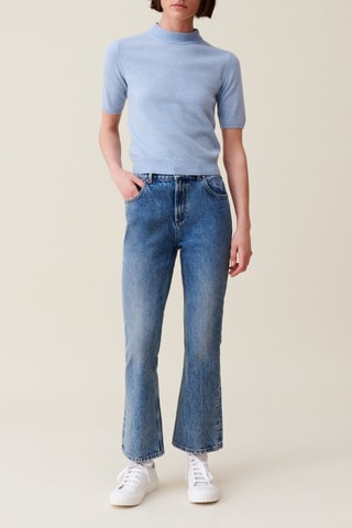 Camisola de lã - Azul-celeste